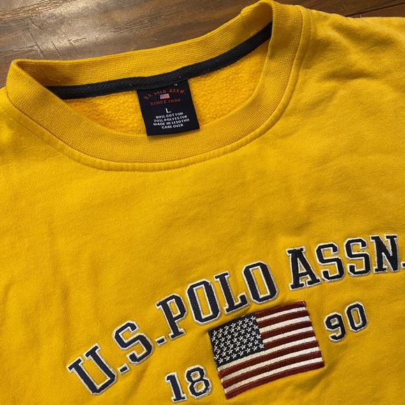 VTG U.S. Polo Association Crewneck Sweater, Size: Large - Picture 5 of 10